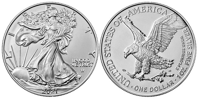 USA - $1 Eagle 2021 Type 2