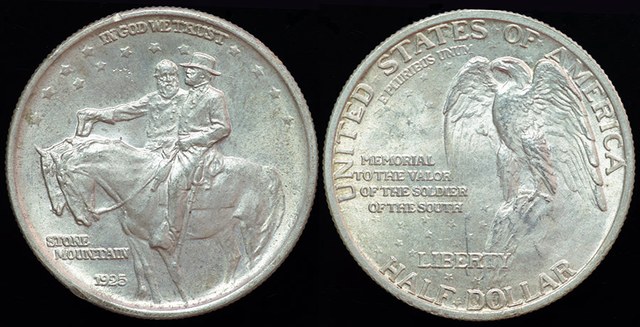 USA Stone Mountain Half $ - 1925