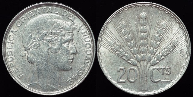 Uruguay - 20 Centesimos 1942
