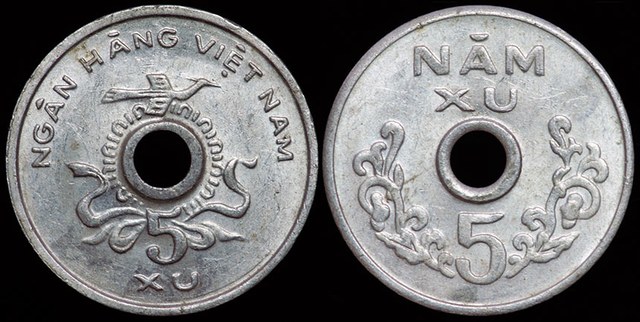 Vietnam - 5 Xu 1975 People's Revolutionary Gov't